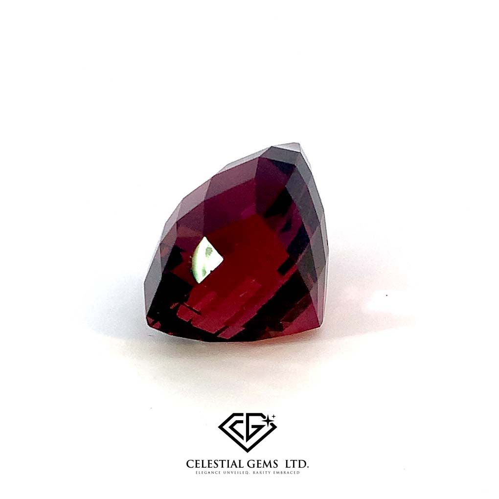 Captivating 23.20-Carat Deep Red Tourmaline